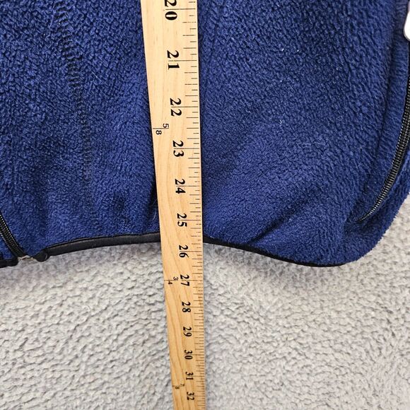 Vintage Champion Fleece Vest Mens Size Large‎ Blue Full Zip - Picture 8 of 9